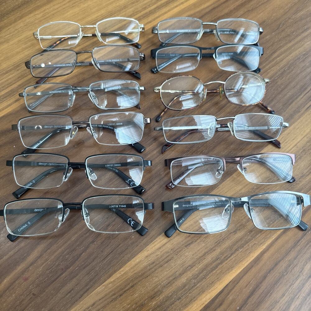 12 Pair Of Reading Glasses - 6 Pair +1.50, 6 Pair Misc Sizes